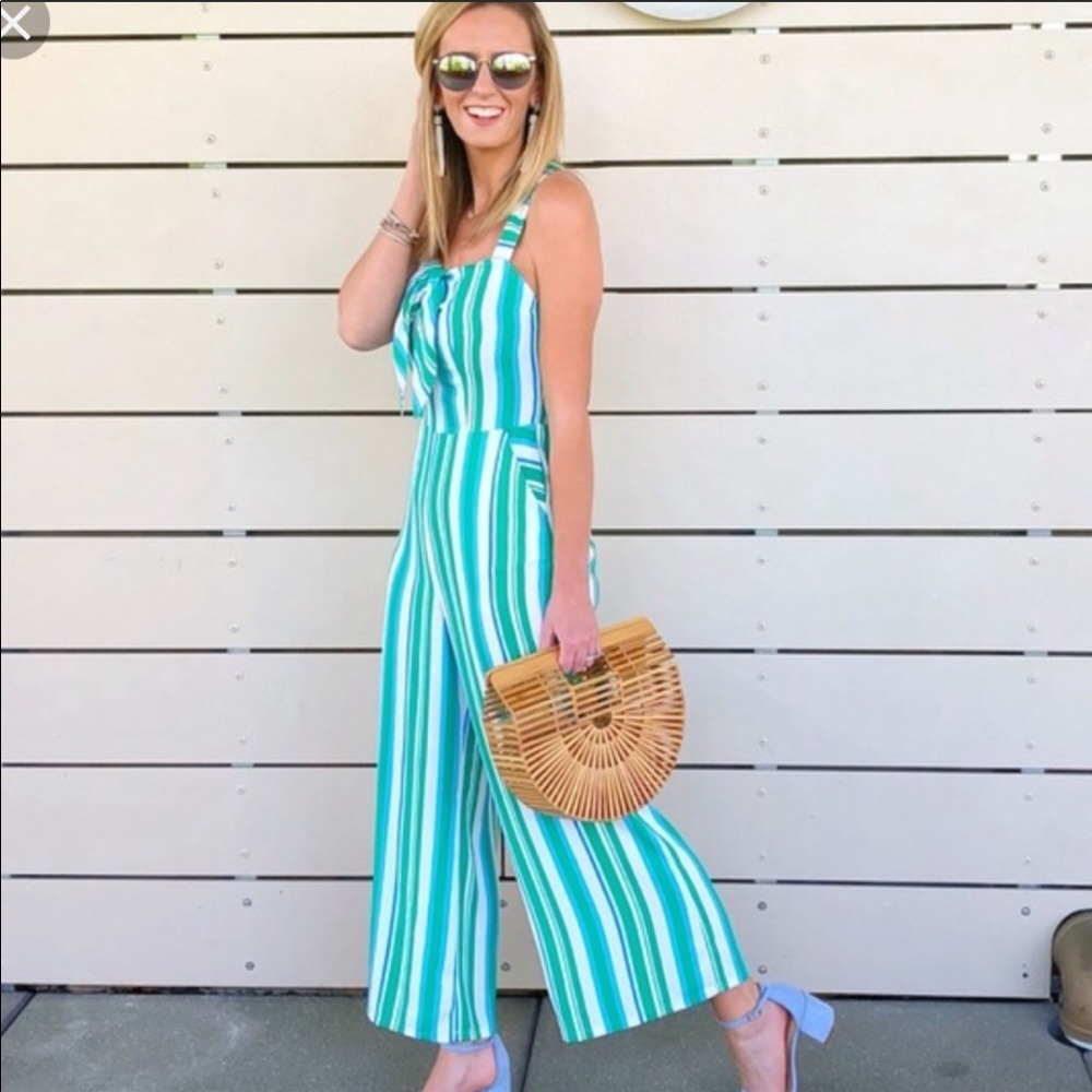 Striped Jumpsuit